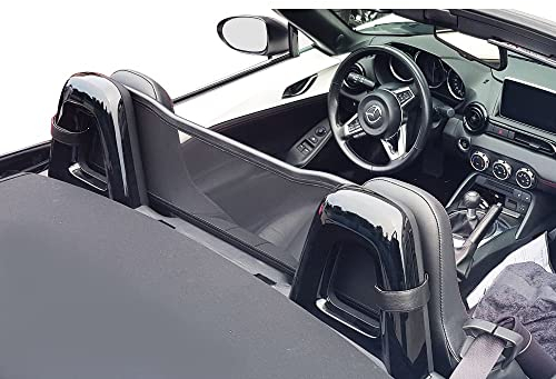 Aperta Windschott passend für Mazda MX-5 100% Passgenau OEM Qualität Schwarz Windstop Windabweiser