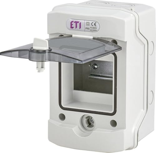 ETI Verteiler, 1-reihig 4 Module Feuchtraum, Kunststoff, ECH-4G