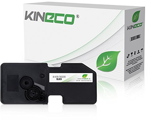 Kineco Toner kompatibel mit Kyocera TK-5220 K fürKyocera Ecosys P5021cdn P5021cdw M5521cdn M5521cdw - Schwarz 1.200 Seiten
