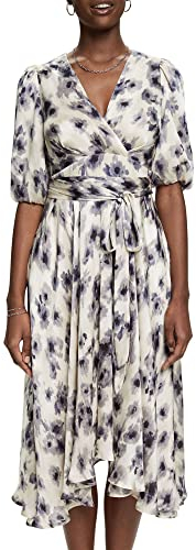 ESPRIT Collection Damen 023eo1e357 Kleid, 003/Black 3, 36