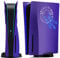 Galaxy Purple PS5 Façade avec aérations de refroidissement Couverture Plaques de remplacement Shell Accessoire pour Playstation 5 Disc Edition