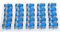 Duogalia - 50 Packungen Glasfaser-Kupplung SC Singlemode Glasfaser-Adapter, SC Buchse auf SC Buchse UPC Sim-plex Single Mode Glasfaserkupplung, Netzwerk-Internet-Anschlussadapter mit Halterung