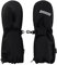 NAME IT Unisex NMNSNOW10 Mitten W Wool 2FO NOOS Fäustlinge, Black, 6