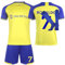Umiquansome Football Kits 22/23 AL NASSR FC No.7 Football Jersey Kit and Aldult Football Kit Jersey Football Set Football Kit Shirt Shorts Sock Football Tracksuit Mens and Boys, 10-11 Years