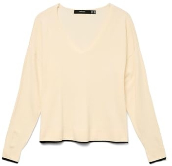 VERO MODA Vmbreeze Ls V-Neck Pullover Ga Boo