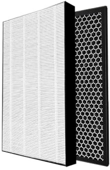 FY1410/30 FY1413/30 Real Hepa Filter Activated Carbon Filter Compatible With Philips Air Purifier AC1214 AC1215 AC1217 AC2729 (Color : Set)