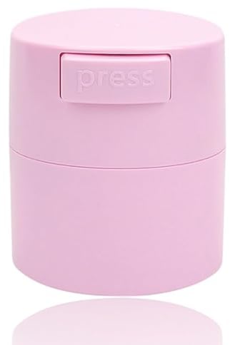 ZISHAN Lash Glue Shaker, Eyelash Glue Container Storage, Eyelash Extensions Adhesive Jar Portable Eyelash Case, Lash Organizers Eyelash Storage, for Women Home DIY or Travel (Pink)