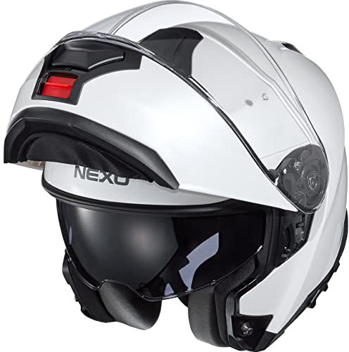 Nexo Klapphelm Comfort Damen II - Thermoplast - 1.550g - ECE 22/05 weiß S