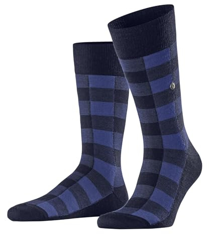 Burlington Herren Buffalo Check Socken Wolle atmungsaktiv klimaregulierend