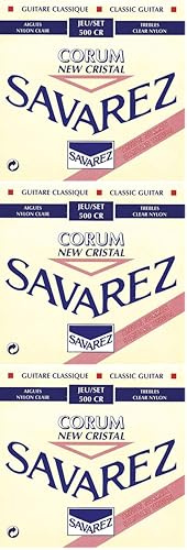 Savarez 500CR Strings for Classical Guitar, Pack of 18