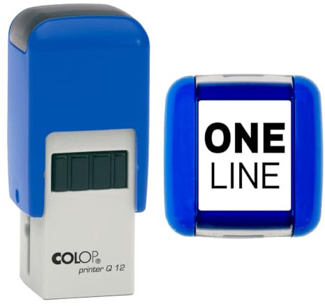 Personalised Custom Office Business and Teacher Loyalty Stamp - Impression Size 11mm Square – Self-Inking (One Line of Text)