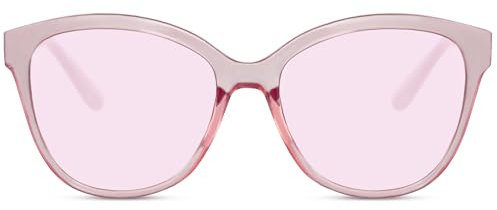 Cheapass Sunglasses Damen Mädchen recycelt süße rosa Cateye-Sonnenbrille ausgefallene Barbie-Farbe