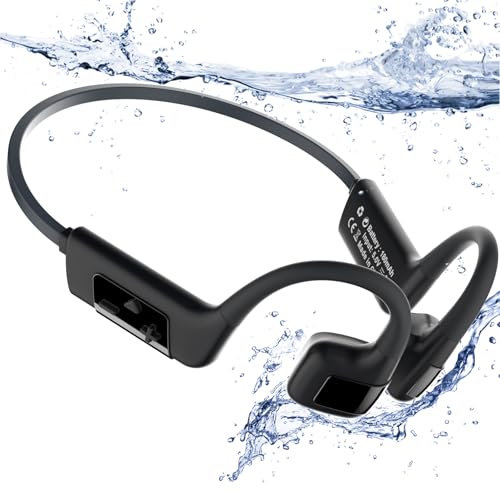 Kopfhörer Schwimmen knochenschall kopfhörer Bluetooth 5.4 IP68 Unterwasser Kopfhörer Schwimmen 32G MP3 Open Ear Sport Kopfhörer zum Schwimmen Laufen