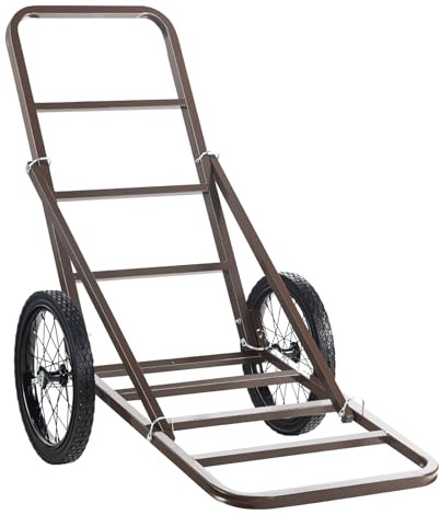 VEVOR 300 lb Loading Game Trolley, Folding Transport Trolley, Hunting Trolley with Large Rubber Wheels and Ergonomic Handle, for Transporting Deer Luggage, Fishing and Hiking Equipment