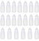 Lusofie 20 Stück Kleine Liquid Flaschen 5 Ml Plastikflaschen Leer Plastiktropfflasche Augentropfen Flasche Kunststoff Tropfflaschen Quetschbare Tragbare Reise Augentropfflasche Mit Kappe Und Stöpsel