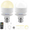Gecool Rechargeable Light Bulb with Magnetic Base – 3 Colour Modes,Dimmable 10%-100%,Includes Lanyard – for Camping, Emergency & Home Use(B22-2PCS)