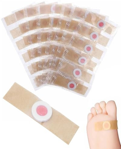 ZEXIJOW Verruche Rimozione,20 Pacchi Calli Piedi Rimozione,Cura Dei Piedi,Rimuove i calli dei piedi,Rimuove rapidamente,In modo sicuro e semplice verruche e calli,Allevia efficacemente il dolore