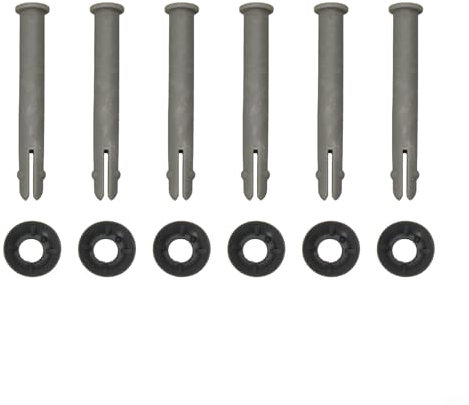 Lot de 6 goupilles et joints de rechange pour piscine 80 mm de long