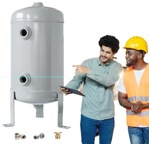 Air Compressor Reservoir Tank Mini 5L Air Storage Tank, Industrial Pressure Vessel Pressure Tank, Compressed Air Tank Kit, Gas Containers