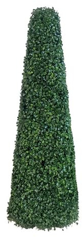 Tuda Grass Artificial Pyramid Obelisk Boxwood Topiary Trees 100cm
