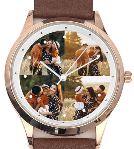 Wanapix | Reloj Pulsera Hombre Personalizado | Diferentes Correas y Diseños | Sumergible 3ATM | Relojes Analógicos