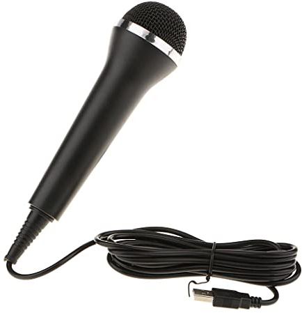 Qianly Kabelgebundenes USB Mikrofon für Rock Band Oder Gitarre (, PS3,