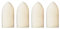 Dremel 422 Polishing Points Multipack, 4 Polishing Points for Polishing Metals and Plastics on Flat Surfaces or Holes (10 mm)