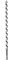 ENT 41051 Schlangenbohrer WS, Durchmesser (D) 18 mm, NL 390 mm, GL 460 mm, S 12 mm 6-kant