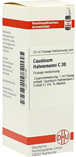 DHU Causticum Hahnemanni C30 Dilution, 20 ml Lösung