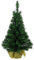 Tannenbaum grün im Jutesack 35cm