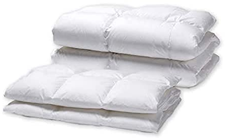 White Cloudz Aspen Daunendecke 240x220cm 4-Jahreszeiten Kombination – Bettdecke für Jede Jahreszeit 100% Gänsedaunen – 360g+720g, Bezug aus Mako Baumwolle, weich & flauschig