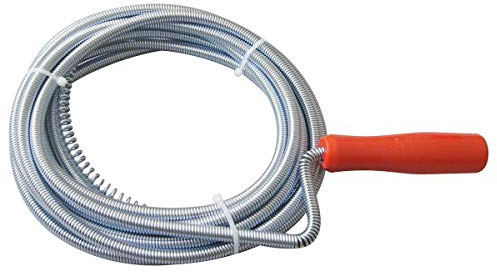 KATSU Cable Desatascador Tuberías 5m x 9mm Limpiador de drenaje Desbloqueador Sinfín Cable de serpiente para Fregadero de Cocina Limpieza de Tuberías 318709