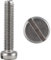 FASTON® Zylinderschrauben mit Schlitz M4x18 DIN 84 aus rostfreiem Edelstahl A2 V2A (100 Stück) Schlitzschrauben Zylinderkopfschrauben