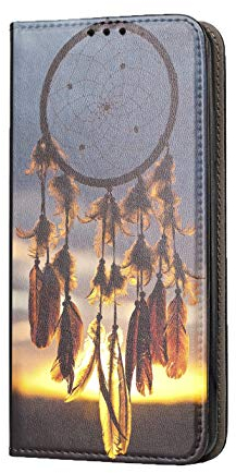 KX-Mobile Hülle für Samsung Galaxy A21S Handyhülle Motiv 1098 Traumfänger Dreamcatcher Premium Smart aus Kunstleder einseitig Bedruckt HandyCover Handyhülle für Samsung Galaxy A21S Hülle