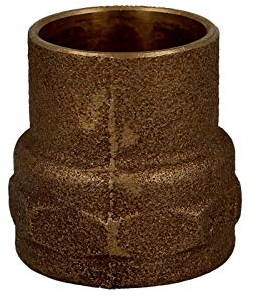 Rotguss-Lötfitting Übergangsmuffe 35 mm x 3/4 Zoll IG - Typ 4270G, DVGW