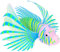 Hotaden Artificielle Tropical Poissons Glowing Ornement en Silicone Flottant Faux Les Poissons d'aquarium décoratif pour Fish Tank