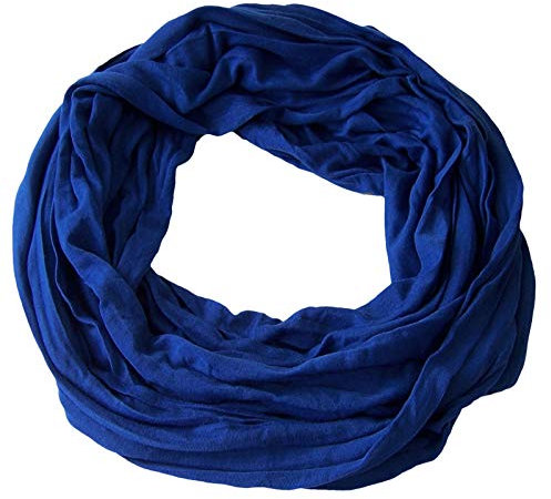 Niklarson Loop Schal Tuch capriblau Rundschal 160x45cm unisex Schlauch T7047