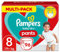 Pampers Windeln Pants Größe 8 (19kg+) Baby-Dry, MONATSBOX, Windelhöschen mit 360° Fit, 96 Höschenwindeln