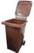 STORM TRADING GROUP Brown Wheelie Bin Standard Household Size 240 Litre With Rubber Wheels - Ideal for garden waste, grass cuttings, hedge clippings, leaves, twigs and small branches