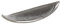 EGLO LIVING Dekoschale Forleyet, elegante Schale zum Dekorieren im Blatt-Design, Metallschale aus Aluminium in Nickel-Antik, 38,5 x 14 cm