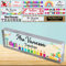 Placa de escritorio con nombre personalizada para profesores Placa acrílica personalizada con nombre en bloque para oficina Placa de escritorio personalizada-Diseño 7