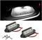 CGEAMDY 2 Unids LED Placa De Matrícula Etiqueta, Luz Trasera De Matrícula 12 - SMD Impermeable DC 10V - 30V, Luz Matricula Universal Para Coche, Remolques, RV, Camión, Caravana Y Barco(Blanco)