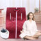 Mini Dampfsauna, Heimsauna mit Fernbedienung, Heimsauna mit Fernbedienung-Mobile Mini Dampfsauna Heimsauna Wärmekabine Sitzsauna Saunakabine-Großes Rot-B