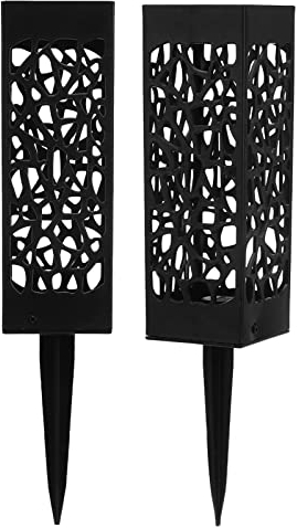 TYCIONG 2 jarrones para tumbas de cementerio: diseño hueco único para una fácil instalación, soporte de flores para insertos de suelo