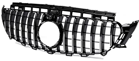 Auto Kühlergrill GTR Style Upper Mesh Grill Für Mercedes Für Benz E-Klasse W213 E250 E300 2016 2017 2018 2019 Mit Kamera Frontgrill
