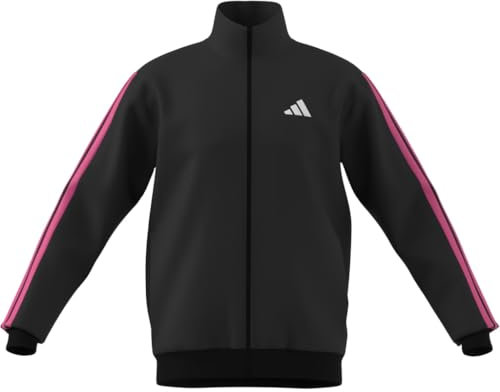 adidas Sweat-shirt pour homme, Noir (noir rose brillant), L grande longueur