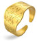 Dreamtimes Baum des Lebens Ring für Männer Frauen einstellbar Vintage Ring Edelstahl Ring Yggdrasil Welt Baum des Lebens Ringe Viking keltischen Knoten Ring Amulett religiösen Schmuck (Gold)