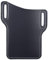 Retro Echtes Leder Hüfttasche Herren, Multifunktional Handytasche, Handy Gürtel Holster Taille Tasche, Etui Gürtelschlaufe, Doppelschicht Holster für Alle Telefone Unter 6.5 inch(Schwarz)