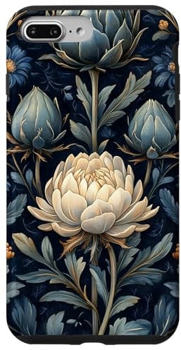 iPhone 7 Plus/8 Plus Peonies Floral William Morris Style Art Nouveau Case