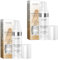 2 Flaschen Foundation Color Changing,Mature Skin Foundation,Foundation,Foundation Color Changing,Farbwechselnde Foundation für Reife Haut, Concealer Farbwechsel Wasserfeste Foundation